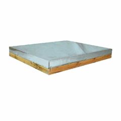 Galvanized metal telescoping cover